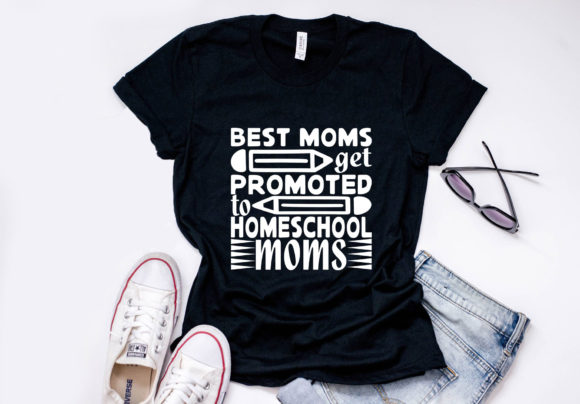 Homeschool Mom Quote Design Graphics