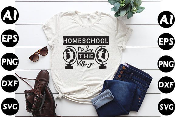 Homeschool Mom Quote Design, Graphics
