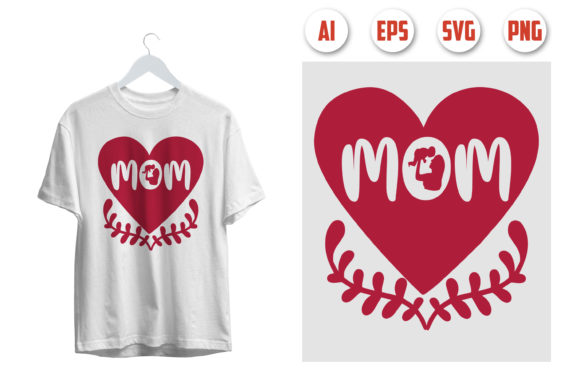 Mom T-shirt Design 18: Graphics for Print Templates