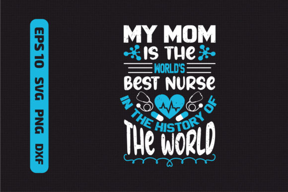 Nurse Typographic Badge Design and SVG