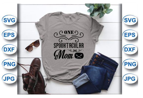 One Spooktacular Mom T-shirt: Graphics for T-Shirt Designs