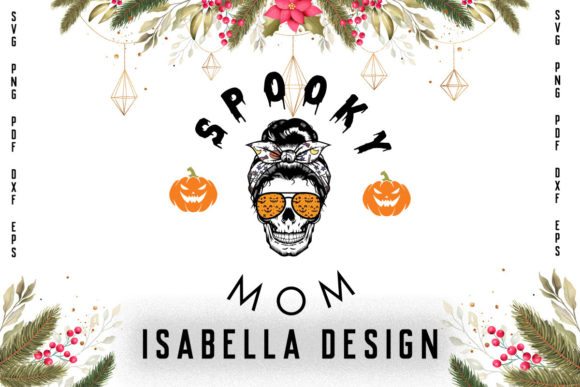 Spooky Mom: Graphics for Print Templates